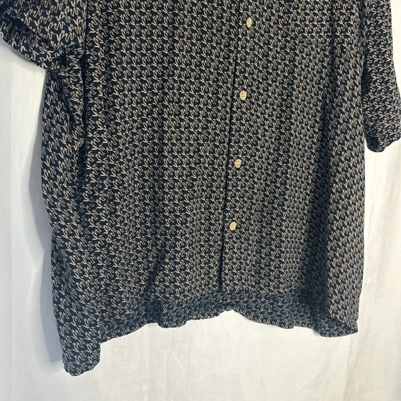 KNIGHTS BRIDGE VINTAGE RETRO PRINT SHORT SLEEVE BUTTON DOWN (2X) - Picture 2 of 8
